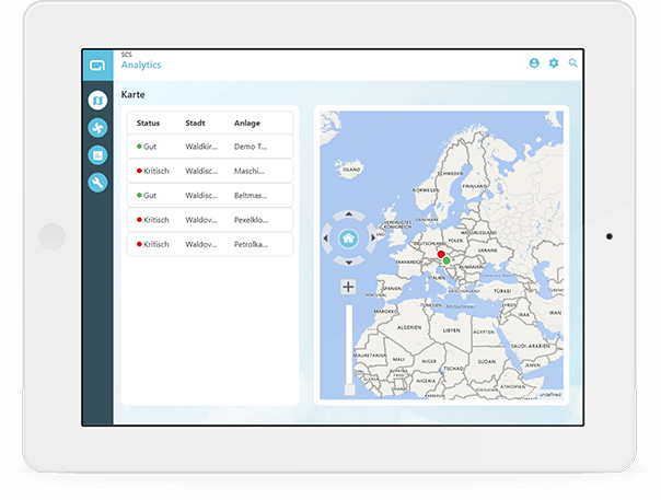 Keep an overview of all installations worldwide.